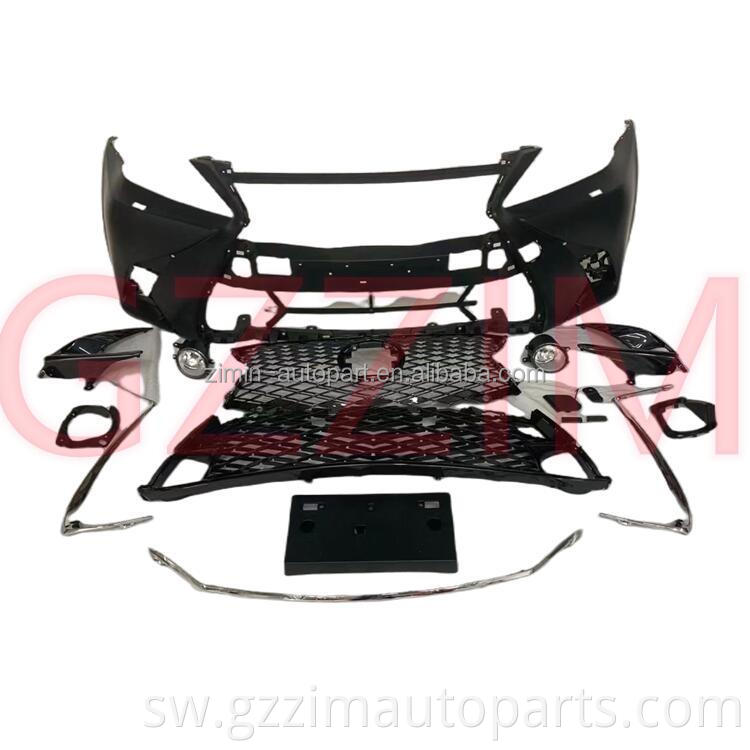 PP Plastiki Mbele na Nyuma ya Bumper Side Skirt Fender Kitengo cha Kuboresha Sehemu za Lex*S ni 2006-2012 Uboreshaji hadi GSF
